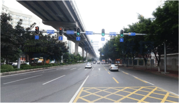 圖6 路口運行預(yù)期效果圖