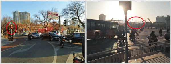 圖4 停車場出入口車輛排隊進(jìn)入影響路段車輛通行