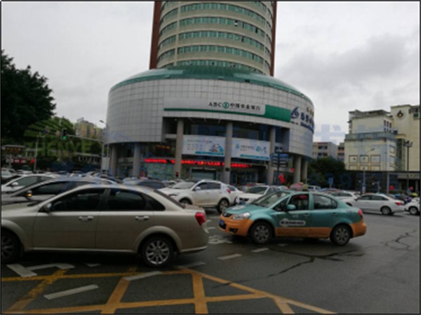 圖4 北湖路南往北回溢至路口中心圖