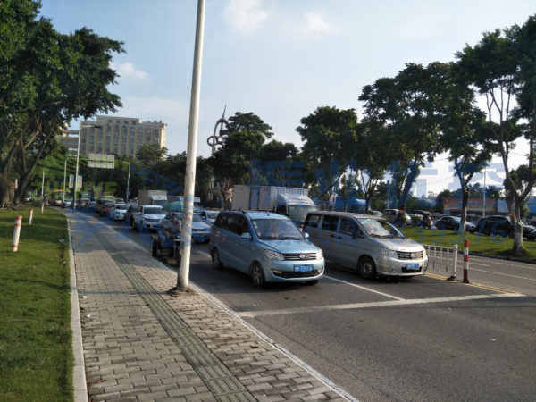 圖5 東南進口車流排隊情況