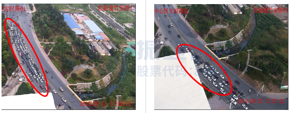 圖7 北新道-竹安路東進(jìn)口優(yōu)化前后對比