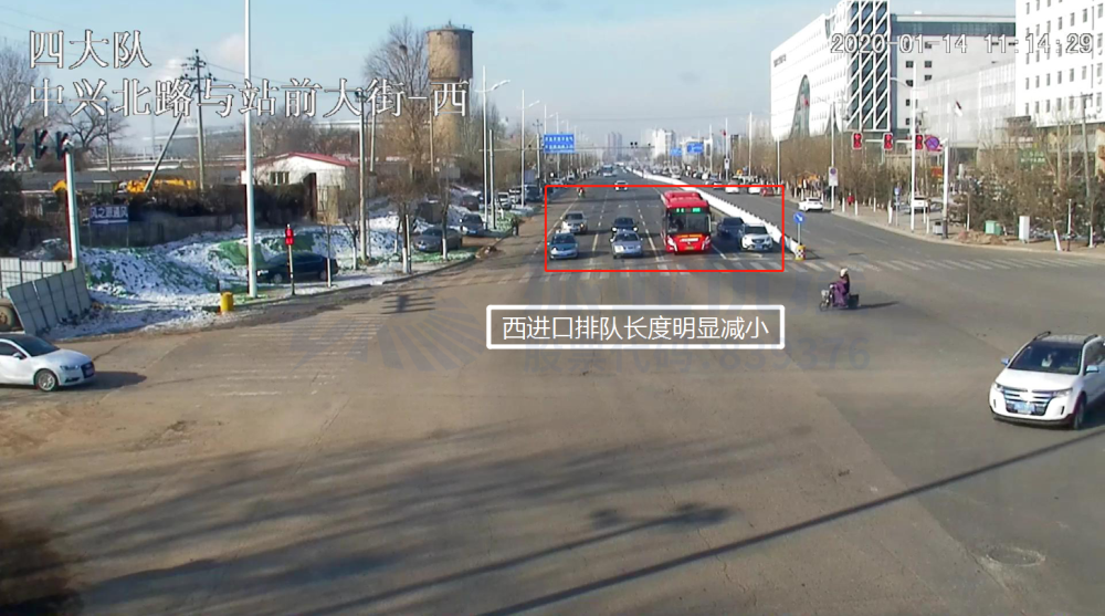 圖10 西進(jìn)口排隊長度（優(yōu)化后）