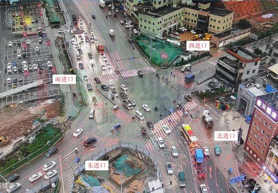 圖15 105國(guó)道-南大路整體排隊(duì)情況（優(yōu)化后）