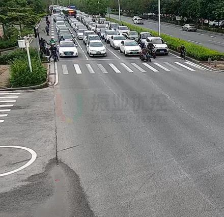 圖7 晚高峰南進口排隊長度（優(yōu)化前）