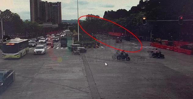 圖9 高峰期西進(jìn)口無(wú)回溢的情況