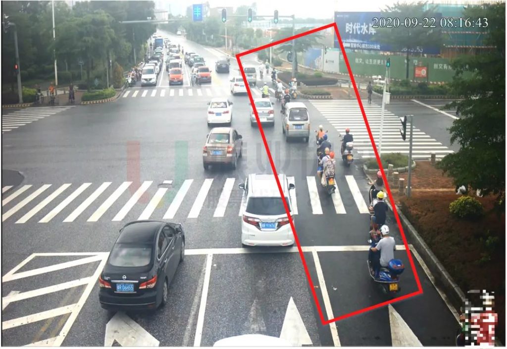 圖6 南出口車輛緩慢通行情況