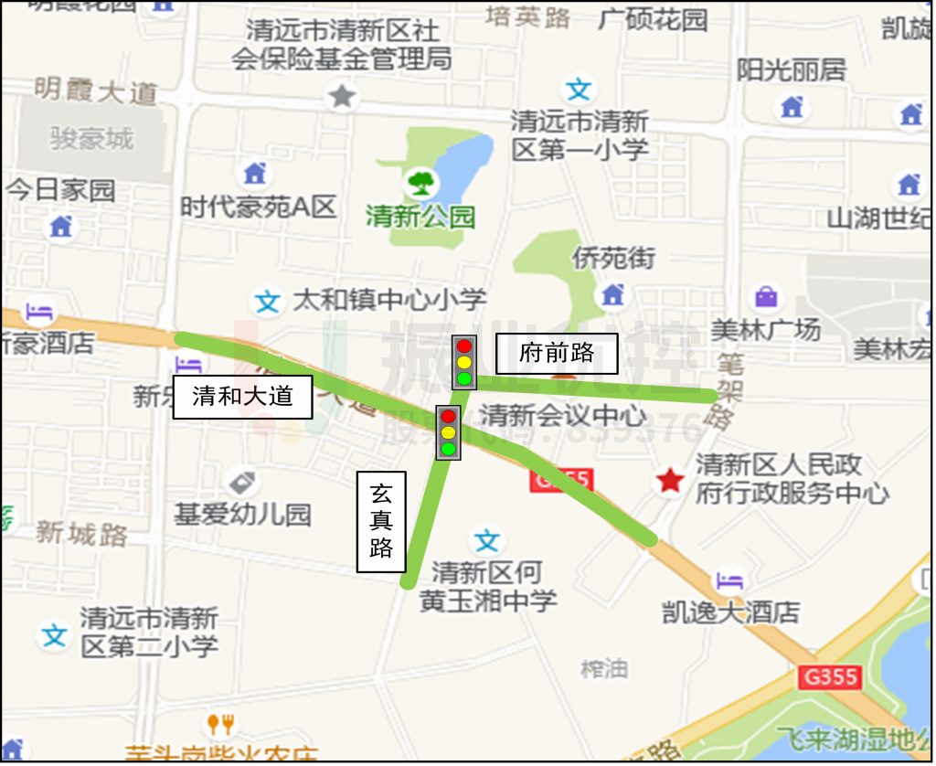 圖1 路口位置圖