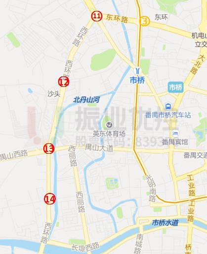 圖15 西環(huán)路片區(qū)預(yù)案設(shè)置點位圖