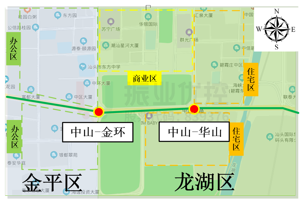 圖1 道路位置分布圖