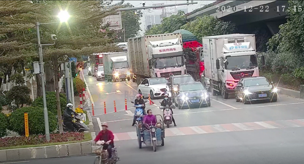 圖11 東進(jìn)口車輛排隊(duì)長度（優(yōu)化前）