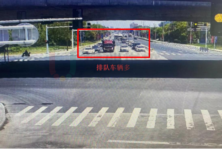 圖8 東進(jìn)口運(yùn)行情況圖（優(yōu)化前）