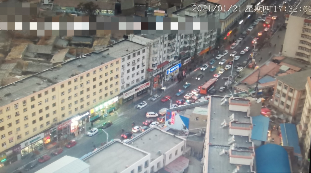 圖4 交通擁堵現(xiàn)場（優(yōu)化前）