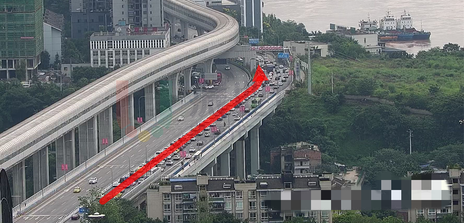 圖4 路口西進口車輛排隊情況