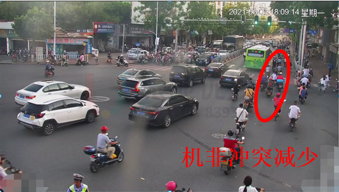 圖10 機(jī)非沖突減少（優(yōu)化后）