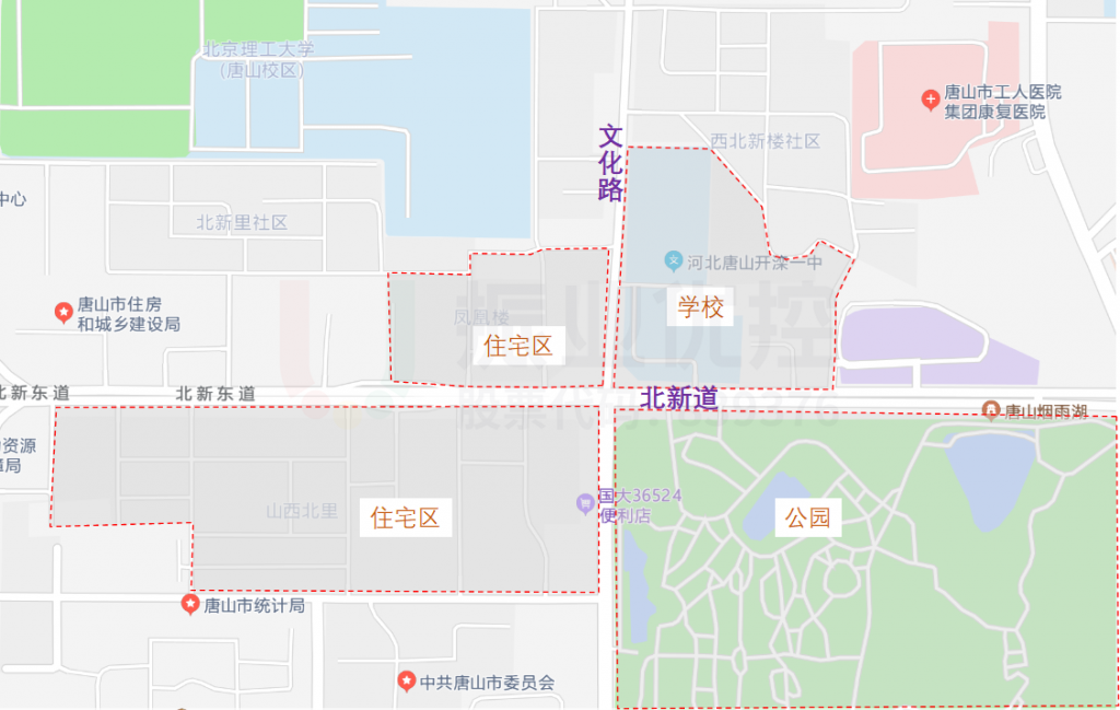 圖1 路口地理位置示意圖