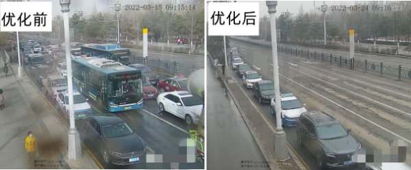 圖11 迎賓街-魏都大道（政府崗）優(yōu)化前后對比