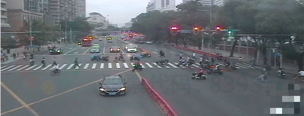 圖7 路口非機(jī)動(dòng)車隨意穿行情況